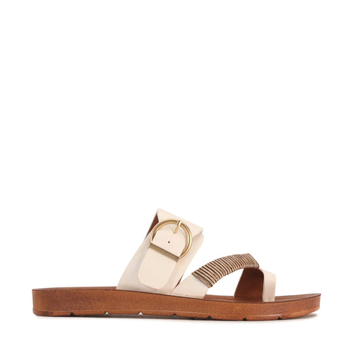 Los Cabos - BRIA WIDE Sandal - Off-White