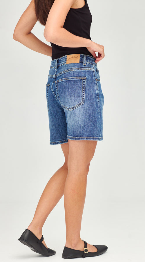 Junkfood - Bronte Mid Blue Shorts