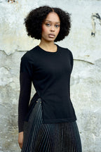 Coop - READY OR KNIT Top Black
