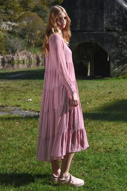 COOP - SUN & THE SWOON Dress - Glitterati Pink