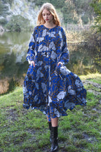 COOP - SWAY ALL DAY Dress - Leaf It To Me Blue