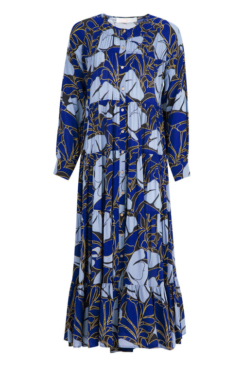 COOP - SWAY ALL DAY Dress - Leaf It To Me Blue