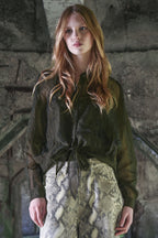 COOP - TIED & TESTED Blouse - Khaki