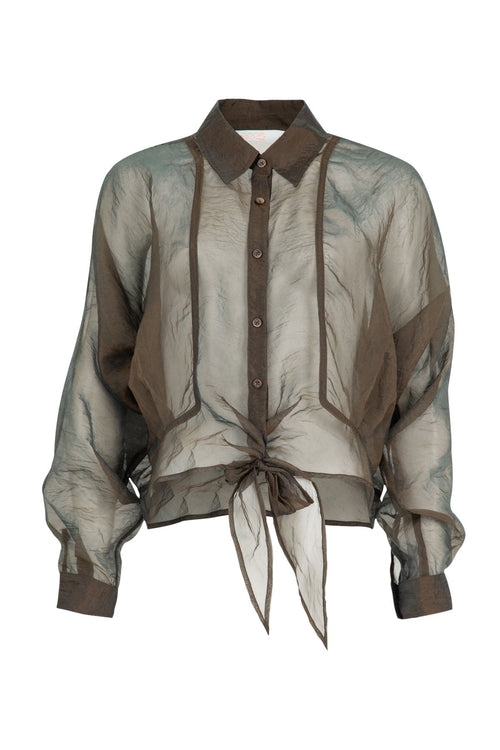 COOP - TIED & TESTED Blouse - Khaki