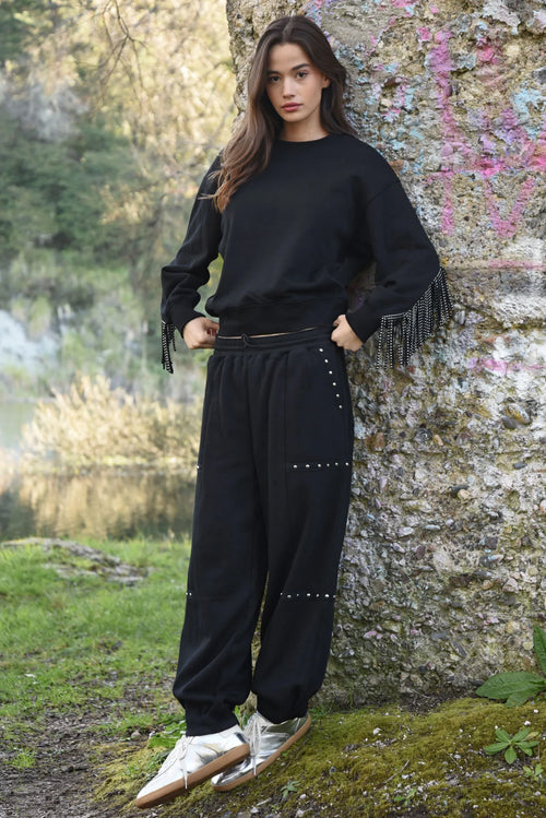 COOP - STUD CIRCUIT Trackpant - Black