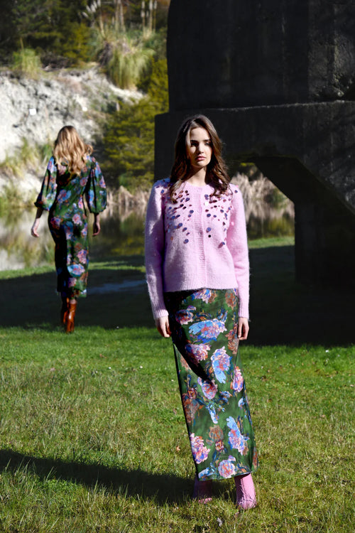 COOP - CARDI-BLING Cardigan - Shinny Side Up Pink