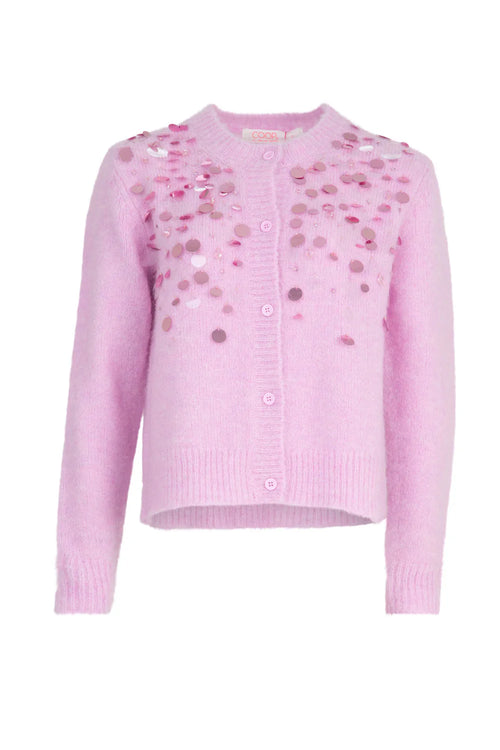 COOP - CARDI-BLING Cardigan - Shinny Side Up Pink