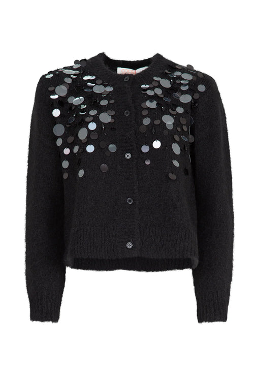 COOP - CARDI-BLING Cardigan - Shinny Side Up Black