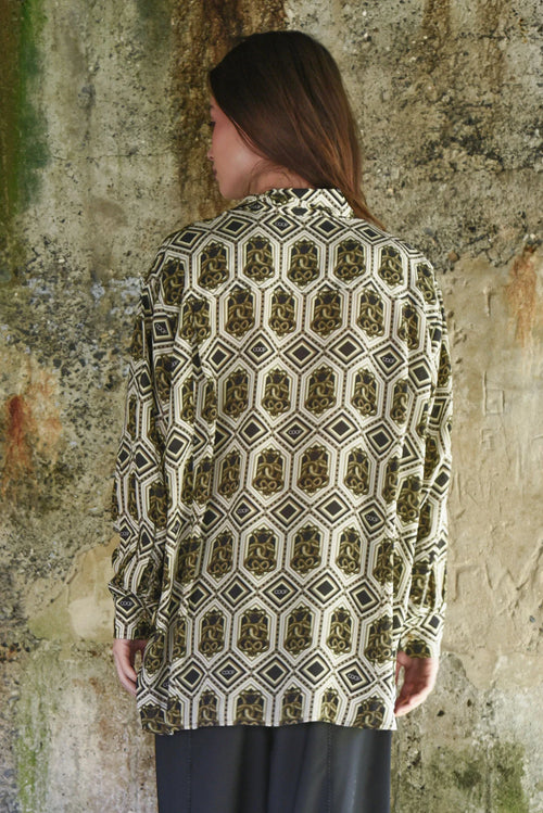 COOP - POCKET FULL OF CHIC Shirt - Snake Charmer Bronze