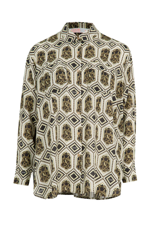 COOP - POCKET FULL OF CHIC Shirt - Snake Charmer Bronze