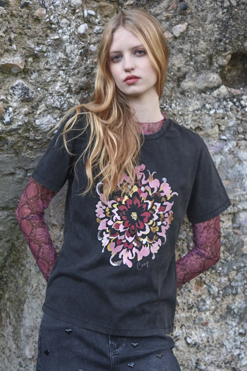 COOP - FLEUR-TASTIC T-Shirt - Vintage Black