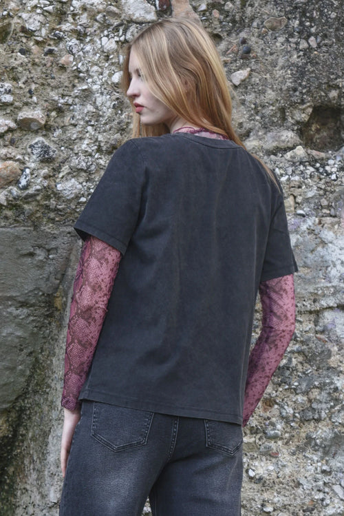COOP - FLEUR-TASTIC T-Shirt - Vintage Black