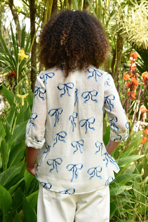 COOP - EASY BREEZY Shirt - Cupid's Bow Blue & White