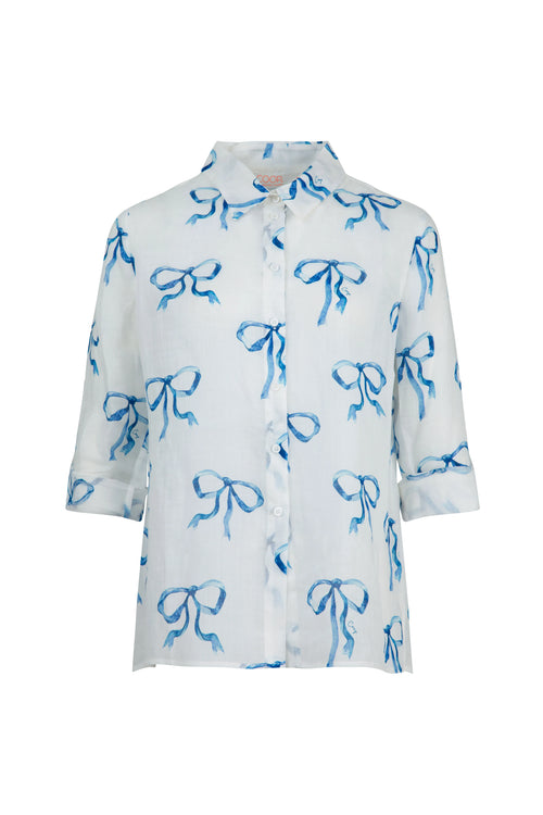 COOP - EASY BREEZY Shirt - Cupid's Bow Blue & White