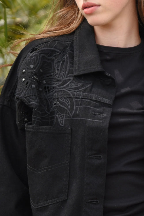 COOP - ANGLAISING GRACE Jacket - Black Floral & Hardy