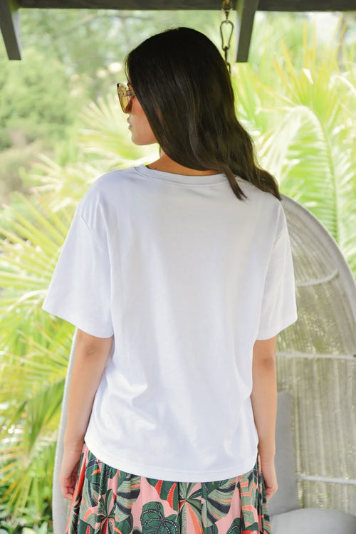 COOP - GOTTA BOW T-Shirt - White/Black