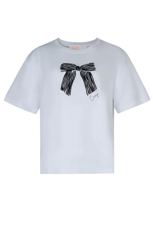 COOP - GOTTA BOW T-Shirt - White/Black