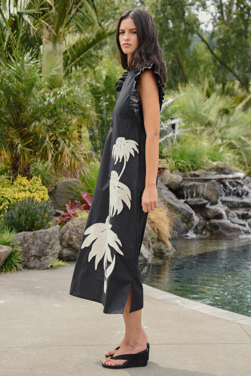 COOP - THREE-MENDOUS Dress - Black/Cream