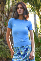 COOP - ISN'T TEE LOVELY Top - Dandelion Dream Blue