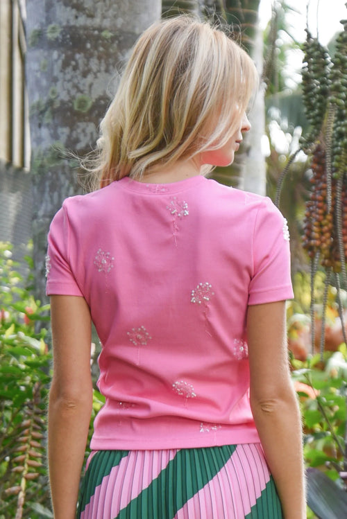 COOP - ISN'T TEE LOVELY Top - Dandelion Dream Pink