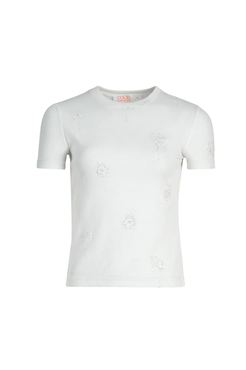 COOP - ISN'T TEE LOVELY? Top - Dandelion Dream - White