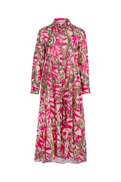 COOP - SUN & THE SWOON Dress - Going Off Tropic Pink