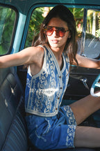 COOP - VEST COAST VIBES Vest - Blue Denim