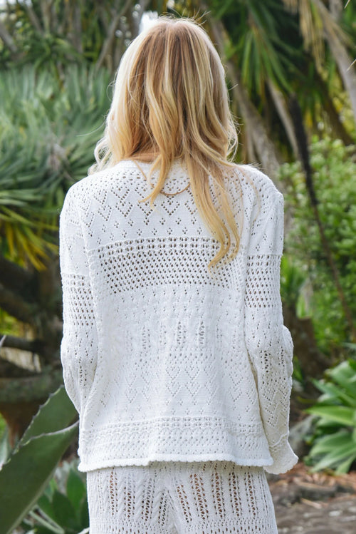 COOP - BOHO BREEZE Sweater - White