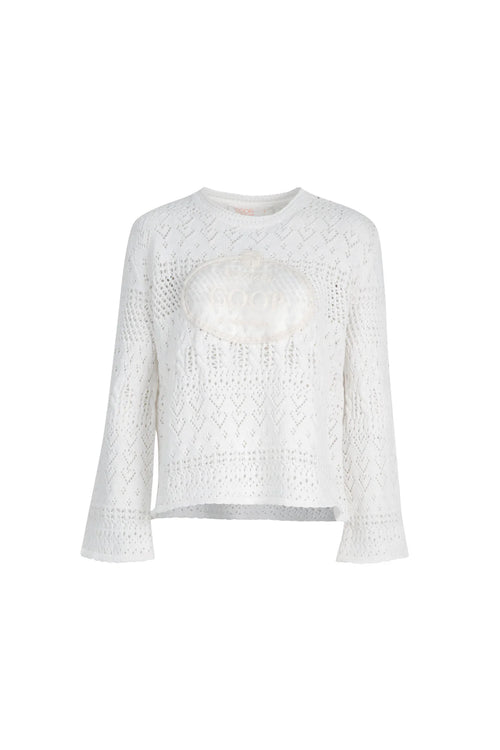 COOP - BOHO BREEZE Sweater - White