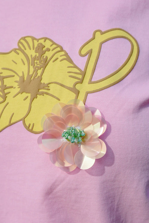 COOP - HIBISCUS HOLIDAY T-Shirt - Pink