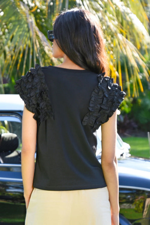 COOP - RUFFLE ENERGY T-Shirt - Black