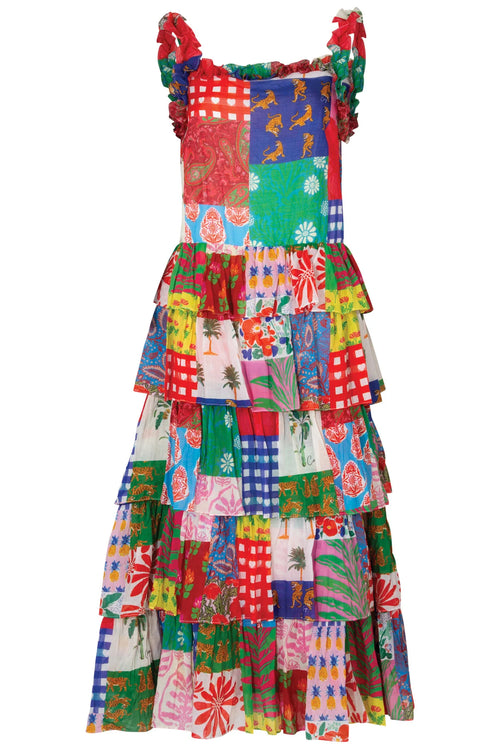 COOP - FRILLER INSTINCT Dress - Patchwork