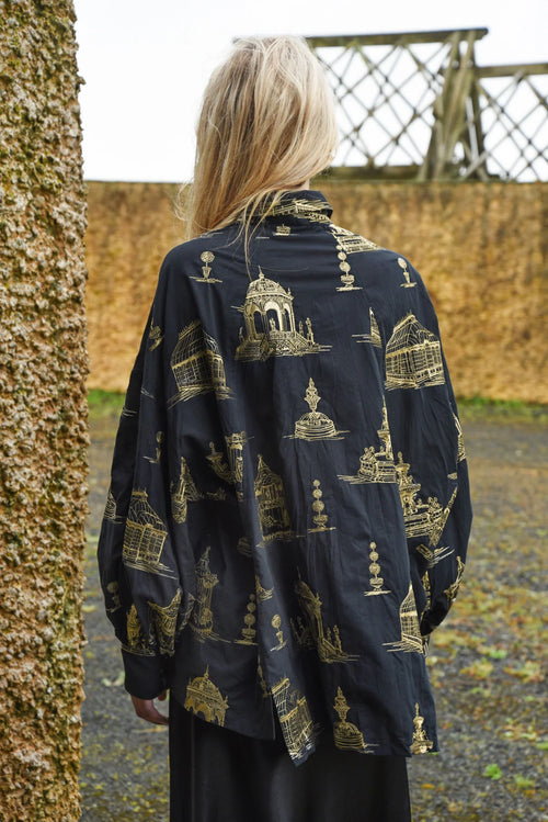 COOP - LOOSE & LUXE Shirt - Black/Gold