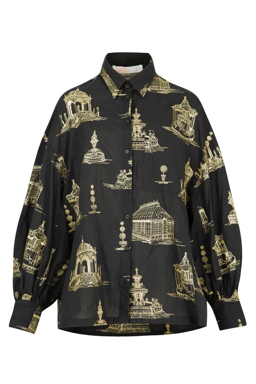 COOP - LOOSE & LUXE Shirt - Black/Gold
