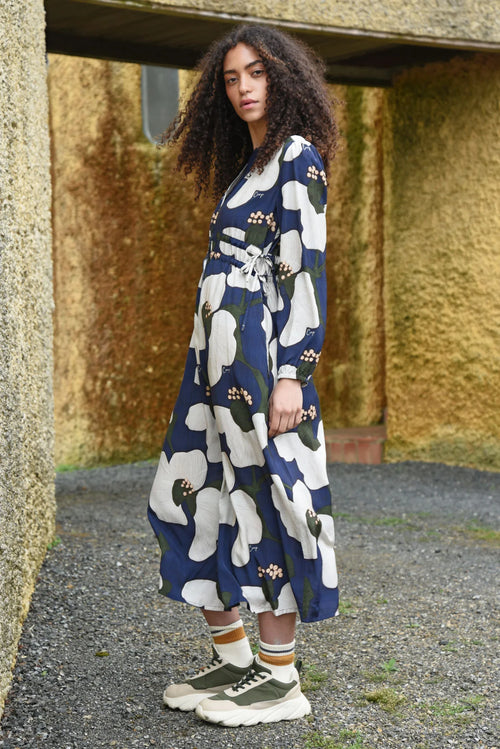 COOP - RUCHE WITH IT Dress - Midnight Garden