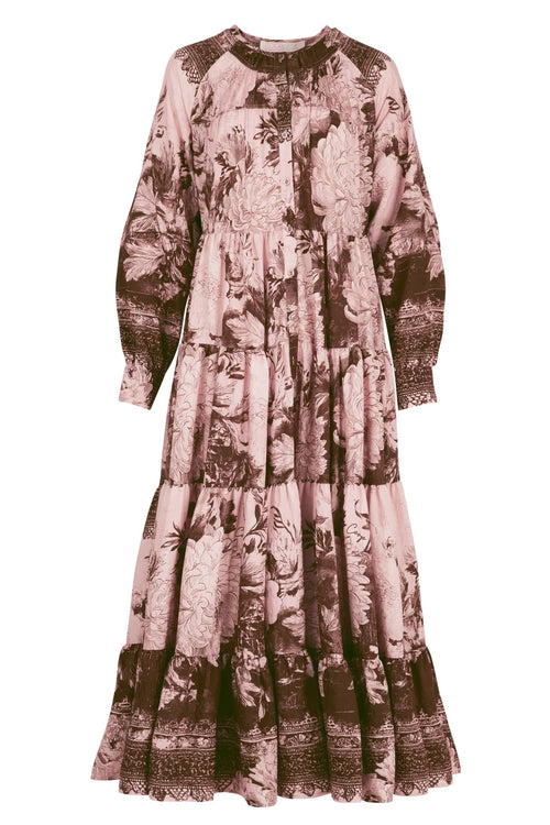 COOP - SWAY ALL DAY Dress - Pink/Brown