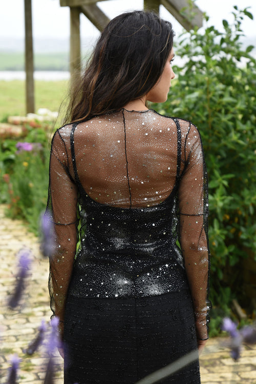 COOP A Starry NIght Top Black / Silver