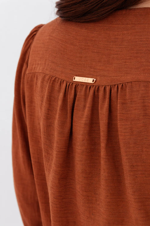 MOSS - BOW Shirt - Rust