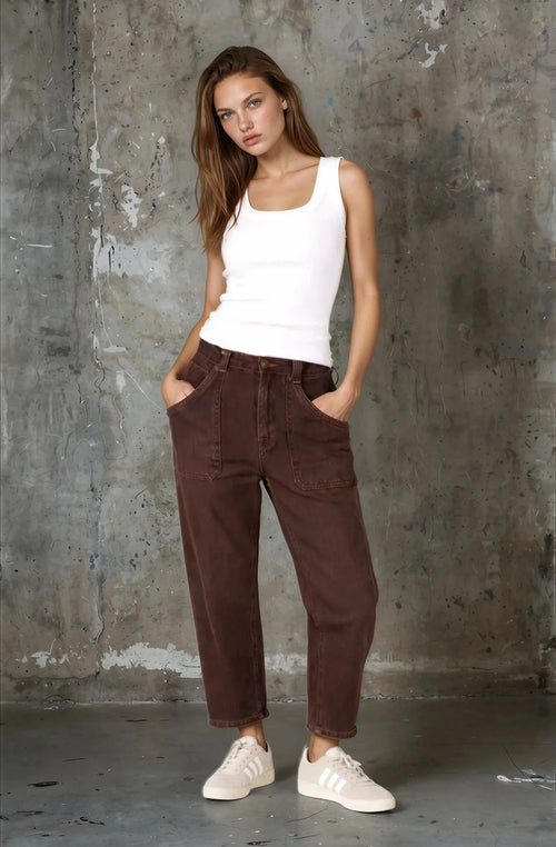 MOSS - PARKER Jean - Chocolate