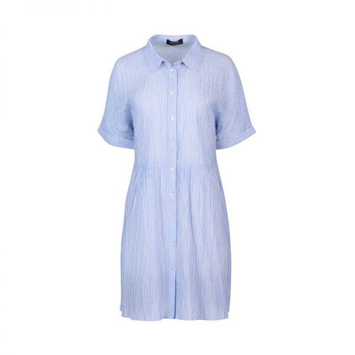 Knewe - COCOON Dress K1044 - Blue stripe