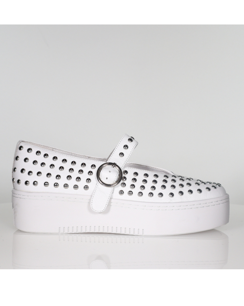 Minx - STANLEY STUD White Shoe