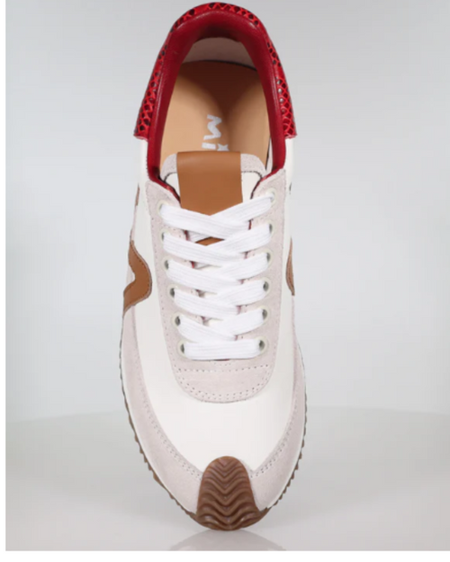 Minx - MARVEL Ivory, Tan & Red Sneaker