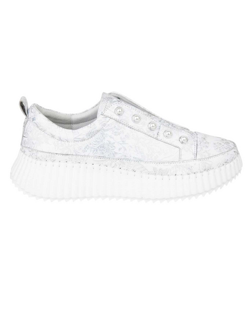 Hinako - ORIEL White/Silver Sneaker