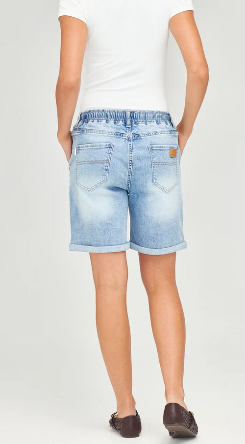 Junkfood - Crew Shorts Blue Ecru
