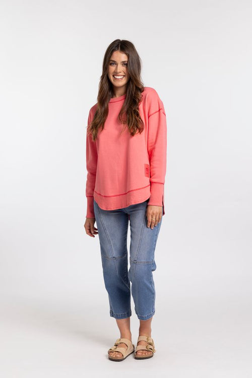 Mi Moso - Ena Sweatshirt in Raspberry
