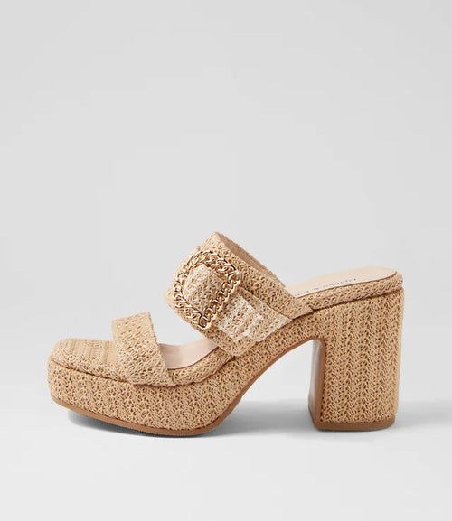 Django & Juliette KLAIRE Slide - Natural Raffia