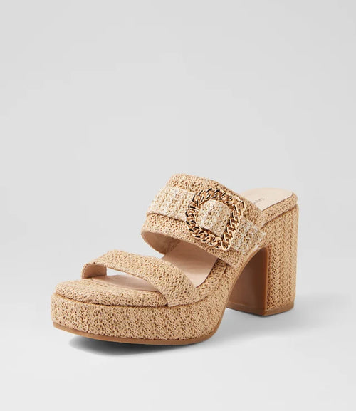 Django & Juliette KLAIRE Slide - Natural Raffia