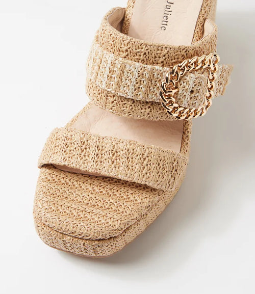 Django & Juliette KLAIRE Slide - Natural Raffia