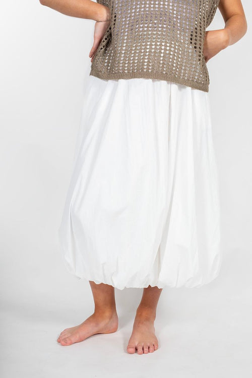 ANTLER - BUBBLE Skirt - White