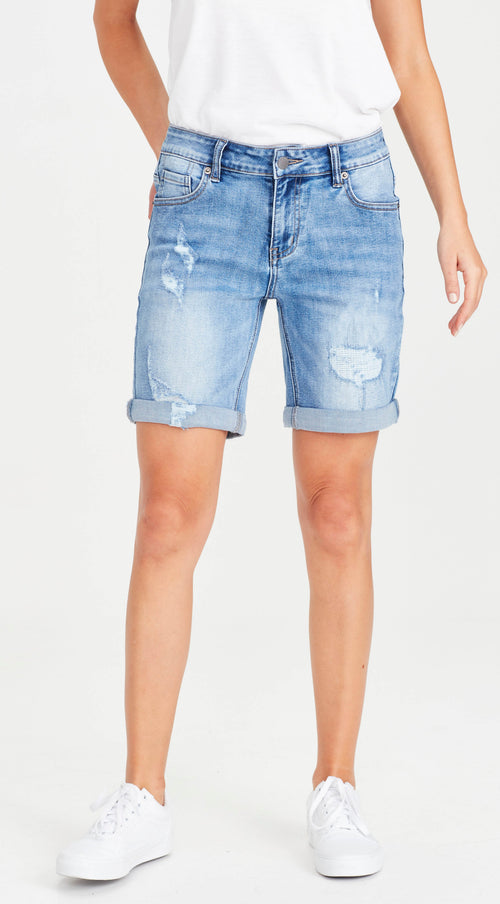 Junkfood - Della Short in Blue